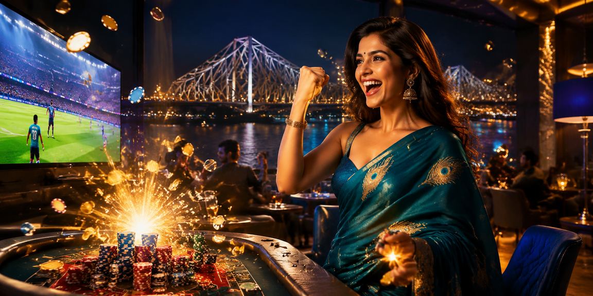 User browsing casino betting options in Kolkata
